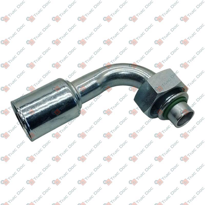 1' THREADED CURVED CONNECTOR FOR 1/2" AIR CONDITIONING PIPE - CERMAG - 05178