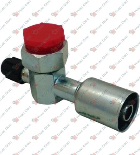 1' 90° FEMALE CONNECTOR WITH MALE SOCKET FOR AIR CONDITIONING - CERMAG - 05187