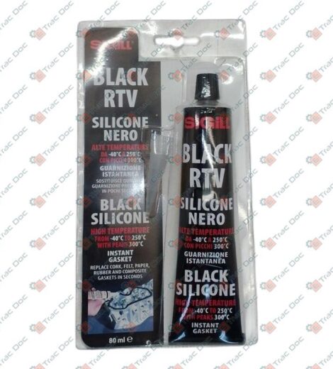 PASTA SILICONICA PER SIGILLATURE BLACK RTV DA 85 gr. - CERMAG - 20408
