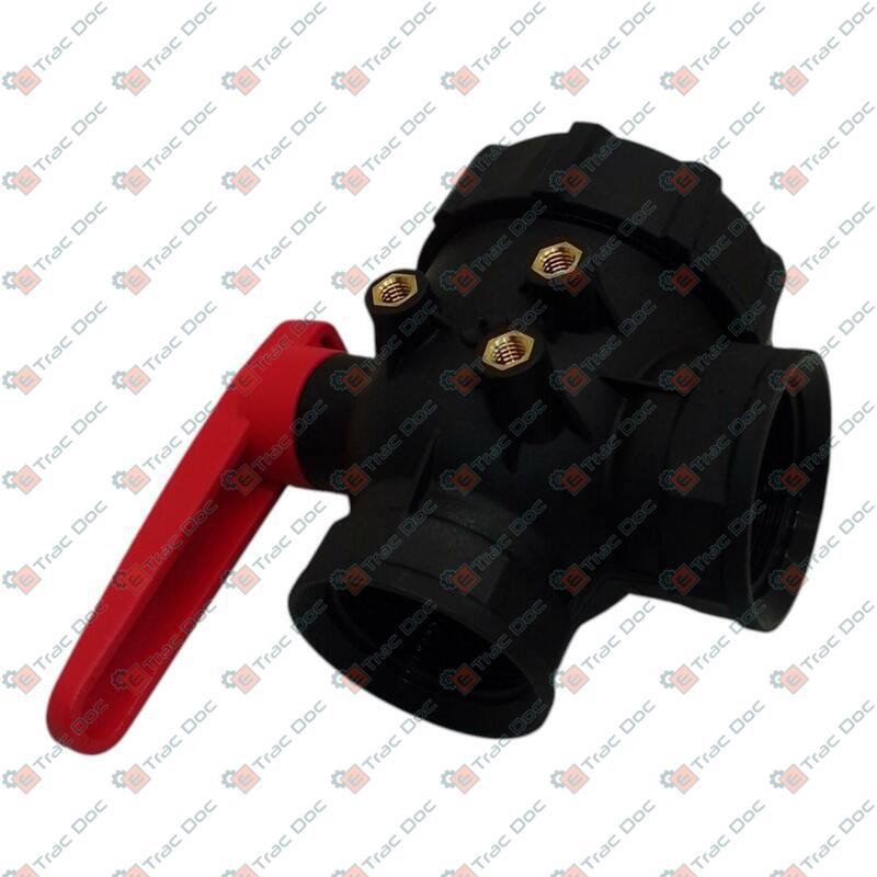 3-WAY VALVE WITH 1'1/2" FEMALE CONNECTIONS - CERMAG - 26519