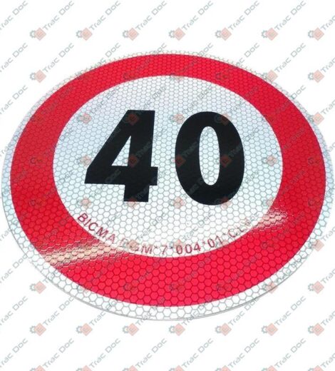 40 km/h speed disc with aluminum support - CERMAG - 35441