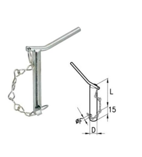 PIN WITH HANDLE AND CHAIN - CERMAG - 51128