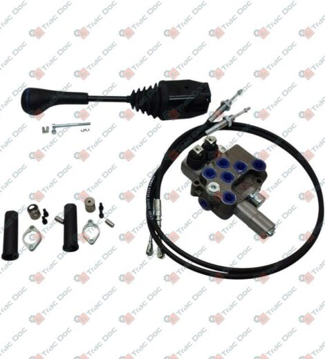 DISTRIBUTORE A 2 ELEMENTI 3/8" CON FLOTTANTE E COMANDO JOYSTICK - CERMAG - 80983