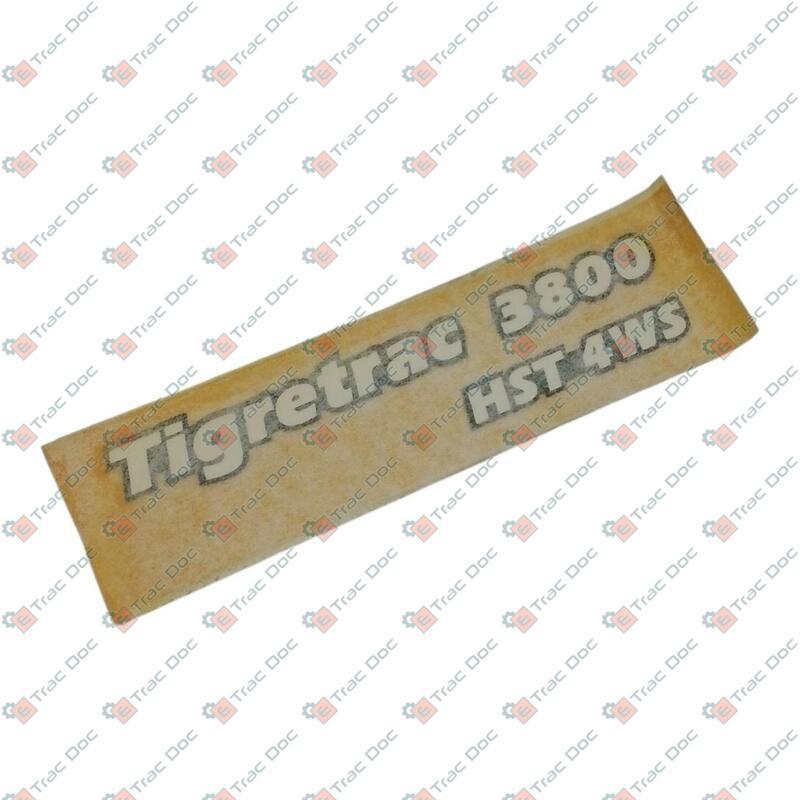 TIGRETRAC 3800 HST 4WS HOOD STICKER - ANTONIO CARRARO - 35105250