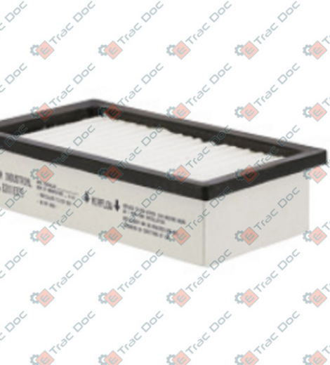 CABIN AIR FILTER 205x115x55 mm. - CNH Originale - 82018373