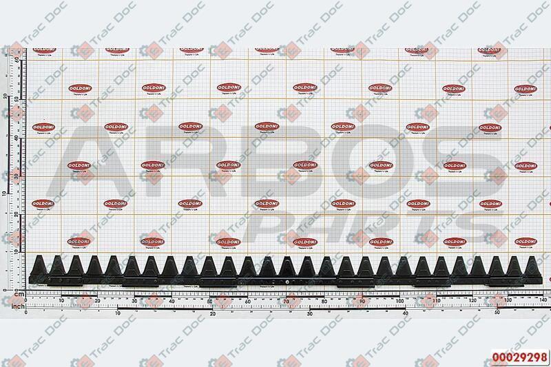 CUTTING BAR BLADE LENGTH 137 cm. TYPE ESM 249 - GOLDONI - 00029298