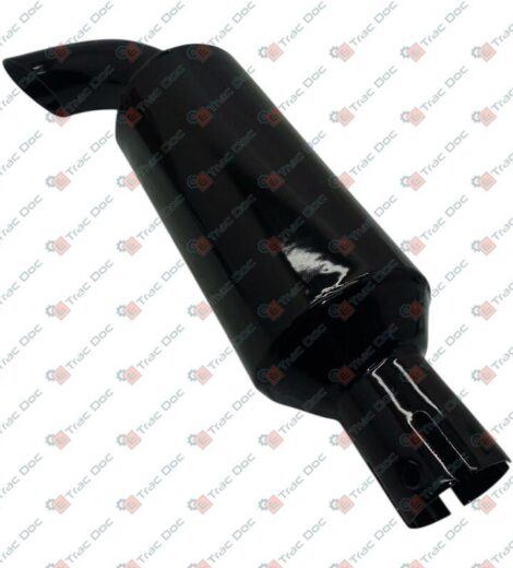 SILENZIATORE VERTICALE CORTO CURVO DIAMETRO 46 mm. - SABA AGRISERVICE GEST - 206.00.78