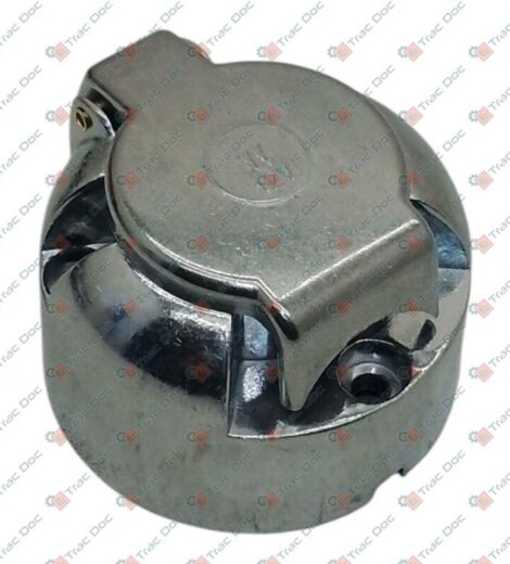 ALUMINUM 7-POLE FEMALE SOCKET FOR TRAILER LIGHTS - SABA AGRISERVICE GEST - 403.00.04.10