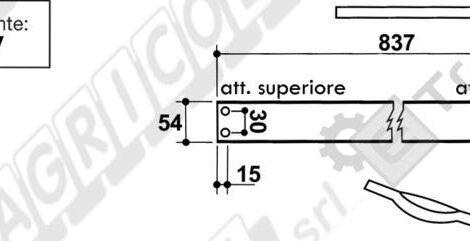 FASCIA ROTOPRESSA - L'AGRICOLA RICAMBI - 59410