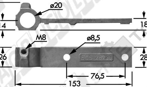 TESTA DI LAMA XL BCS DUPLEX GOLD - L'AGRICOLA RICAMBI - 74432-B