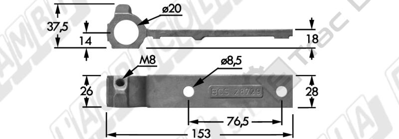 TESTA DI LAMA XL BCS DUPLEX GOLD - L'AGRICOLA RICAMBI - 74432-B