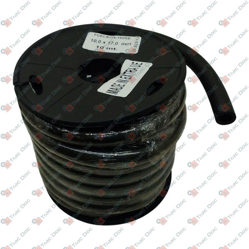 TUBO CARBURANTE DIAMETRO 10x17 mm. IN ROTOLO DA 10 metri - CERMAG - 12185