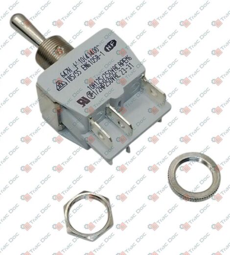 6-CONTACT BIPOLAR LEVER SWITCH - CERMAG - 36095