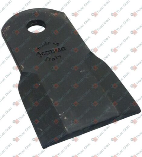 STRAIGHT KNIFE LENGTH 140 - HOLE 16.5 mm. FOR BEAR SHREDDERS - CERMAG - 57099