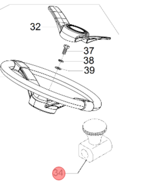 STEERING WHEEL KNOB - ANTONIO CARRARO - 47915052 - Image 2