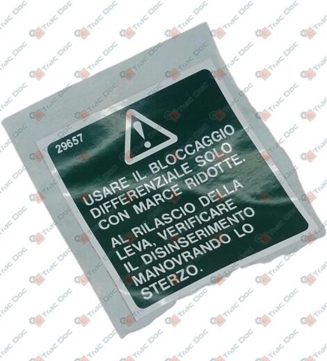 DIFFERENTIAL DECAL - GOLDONI - 00029657