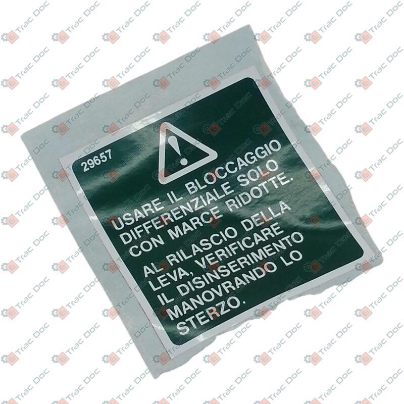 DIFFERENTIAL DECAL - GOLDONI - 00029657