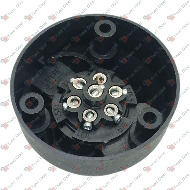 7-POLE NYLON FEMALE SOCKET FOR TRAILER LIGHTS - CERMAG - 35178 - Image 2
