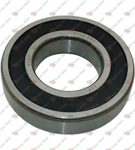 SHIELDED BALL BEARING 40x68x15 ECONOMIC SERIES 6208-2RS - CERMAG - 62595