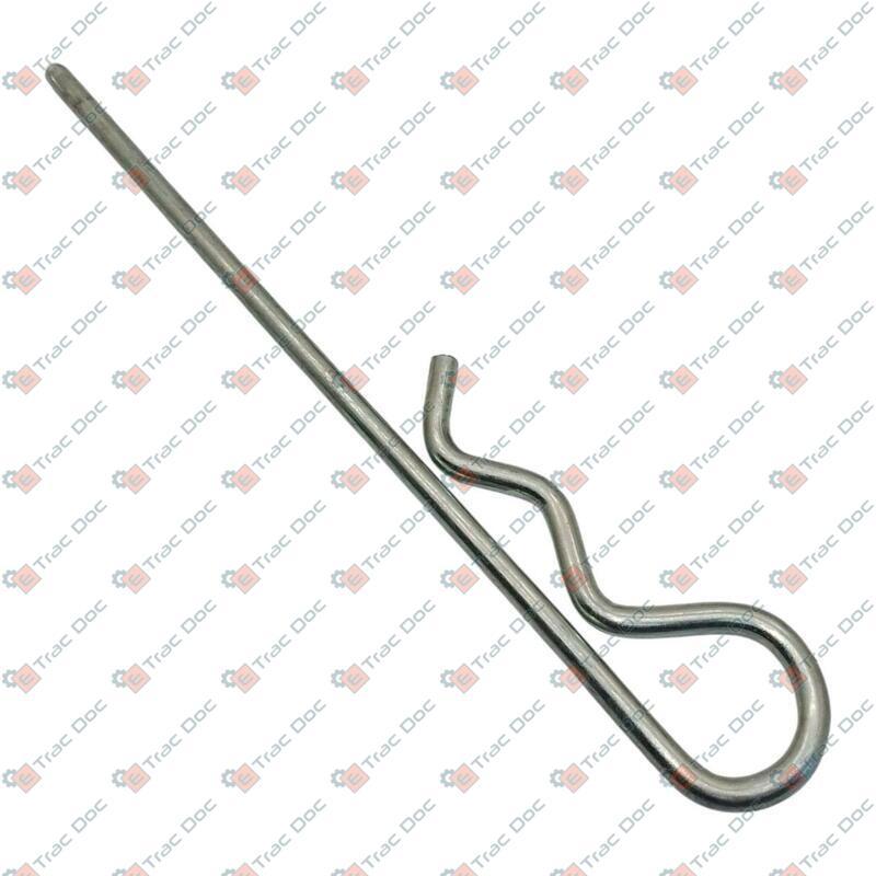 COPPIGLIA A MOLLA LUNGHEZZA 190 mm. FISSAGGIO PERNI SUPPORTO TRAINO - John Deere - ER137884