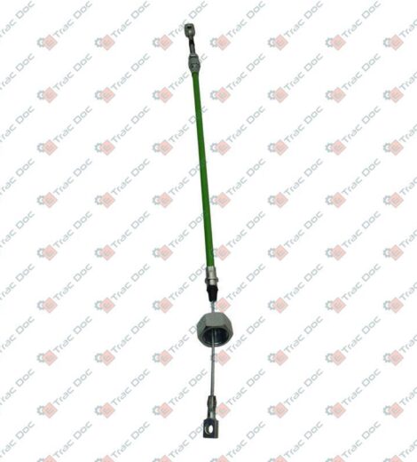 CORDA FRENO A MANO LUNGHEZZA 670 mm. CON GHIERA TIPO FIAT 5111687 - AFTERMARKET - 00050505593
