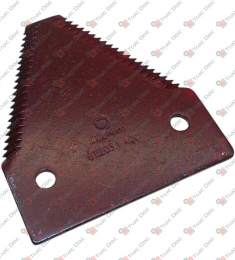 SEZIONE LAMA RIGATA SOPRA GROSSA TIPO CLAAS 611203.1 - AFTERMARKET - 00050817797