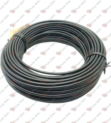 BLACK PLASTICIZED SHEATH DIAMETER 6 FOR CABLES DIAMETER 1.9 mm. PER METER - AMA RICAMBI - 00630