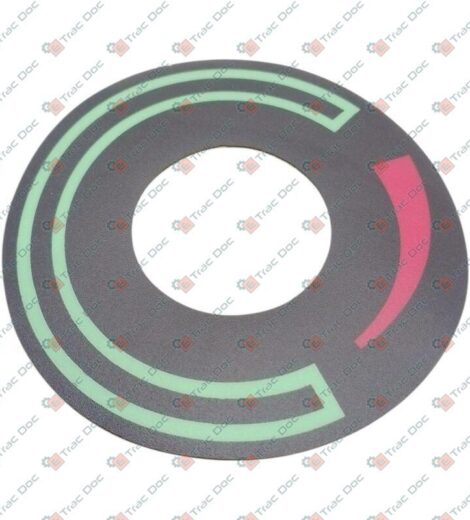 TARGHETTA TEMPERATURA RISCALDAMENTO CABINA - SAME - LAMBORGHINI - HURLIMANN - DEUTZ FAHR - 0.009.0652.0/30
