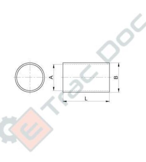 BUSHING 22x28xH45 LOWER LIFT ARMS - AFTERMARKET - 00050503909