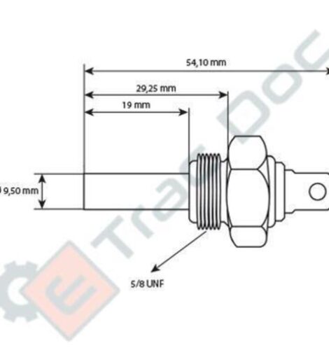 PERKINS ENGINE WATER TEMPERATURE SENSOR - AFTERMARKET - 00050509736