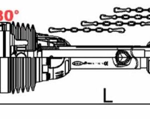 CARDAN SHAFT WITH DOUBLE HOMOKINETIC CAT.6 L=1000 - AMA RICAMBI - 59905 - Image 3