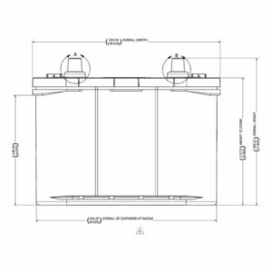 OPTIMA RED BATTERY 50AH 815A 254x175x200 LEFT - AMA RICAMBI - 64531 - Image 3