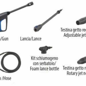 IDROPULITRICE ANNOVI REVERBERI AR 143 A FREDDO 120 BAR 390 litri/ora - AMA RICAMBI - 88947 - immagine 2