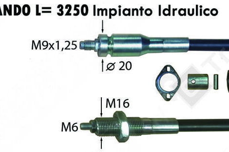 CAVO TELECOMANDO TIPO WOLAGRI 450326 - L'AGRICOLA RICAMBI - 65850