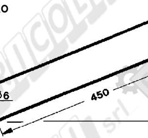 DOUBLE TOOTH RAKE ROUND VARIOUS RATHERS - L'AGRICOLA RICAMBI - 67332 - Image 3