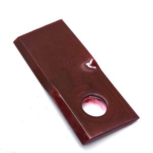 LEFT BLADE 115x48x4 HOLE DIAMETER 19 mm. CLAAS TYPE 09520430 - L'AGRICOLA RICAMBI - 68081-C - Image 1