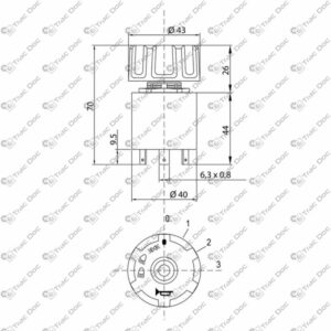 LIGHT SWITCH - AMA RICAMBI - 00414 - Image 3