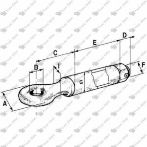 TRAILER SWIVEL EYE WITH HOLE DIAMETER 45 mm. CAT. AND - AMA RICAMBI - 00576 - Image 3