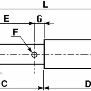 DOUBLE ATTACHED PIN DIAMETER 19 - 25 mm. THIRD POINT - AMA RICAMBI - 01628 - Image 3
