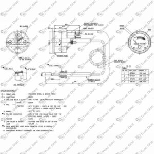 WATER THERMOMETER WITH CAPILLARY TUBE LENGTH 2070 mm. - AMA RICAMBI - 01942 - Image 3