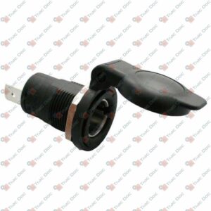 ROUND 12V FEMALE SOCKET WITH LID - AMA RICAMBI - 02924 - Image 5