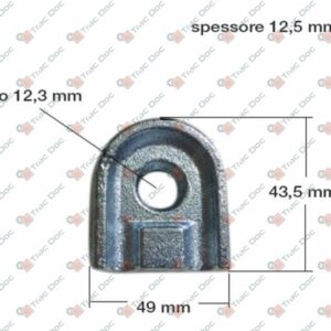 ROWER FORK FIXING PLATE - AMA RICAMBI - 06094 - Image 1