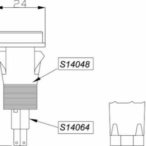 SQUARE ENGINE OIL PRESSURE LIGHT - AMA RICAMBI - 08065 - Image 4