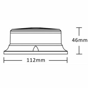 GIROFARO 18 LED MAGNETIC BASE 7 FLASH MODES - AMA RICAMBI - 63121 - Image 3