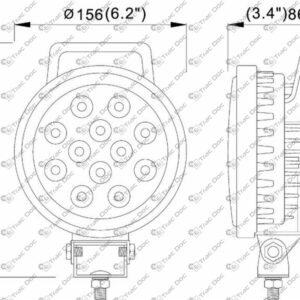 LED WORK LIGHT - AMA RICAMBI - 64488 - Image 5