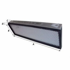 CABIN AIR FILTER ACTIVATED CARBON 520x104x49 mm. - AMA RICAMBI - 75323 - Image 1