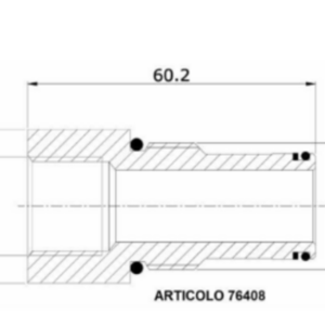 CARRY OVER X DISTRIBUTORE BASIC DA 1/2" - AMA RICAMBI - 76408 - immagine 1
