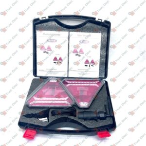 WIRELESS LED TRAILER LIGHT KIT 12/24V. WITH BATTERIES 10 HOUR AUTONOMY - AMA RICAMBI - 77007 - Image 1