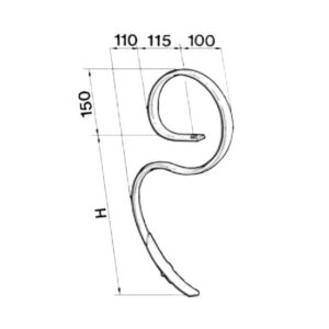 VIBROCULTIVATOR SPRING WITHOUT POCKETS - AMA RICAMBI - CP1351 - Image 6