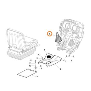 GEAR LEVER BELLOWS - BCS - 551A1246 - Image 1